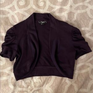 Purple Women's Cardigan Shrug